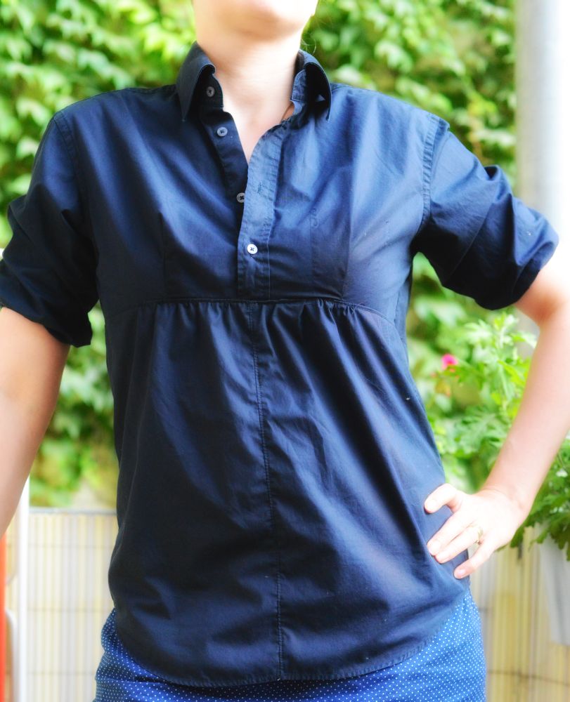 Wie Mache Ich Aus Einem Herrenhemd Eine Damenbluse Aus Herrenhemd wird Damenbluse - tragmal