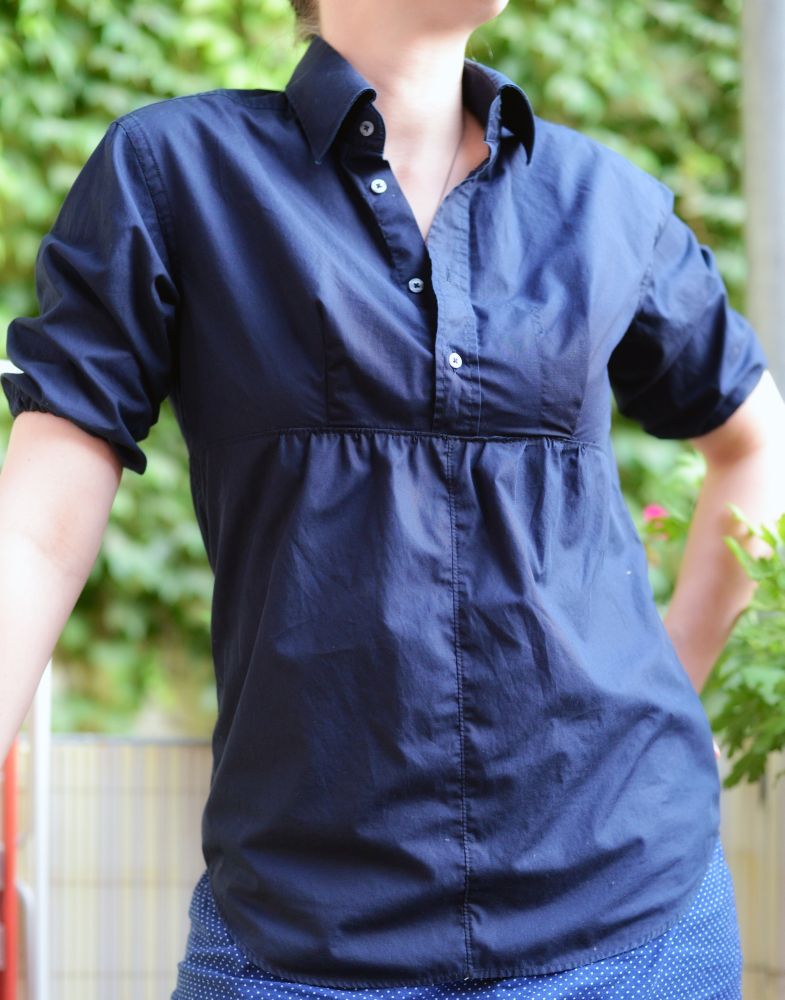 Wie Mache Ich Aus Einem Herrenhemd Eine Damenbluse Aus Herrenhemd wird Damenbluse - tragmal
