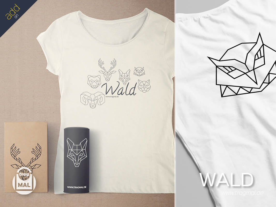 Plotterserie Waldtiere 51 Im Origami Look Addon